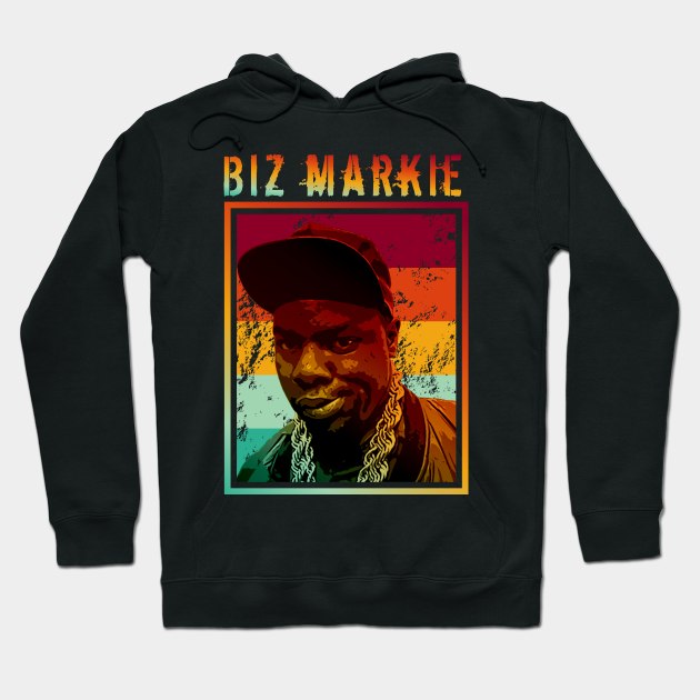 Biz markie | Retro potrait Hoodie by Aloenalone